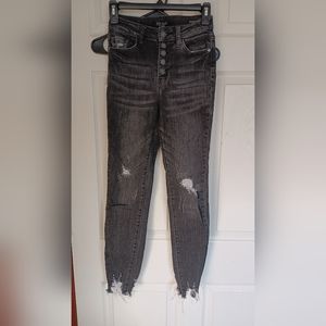 Judy Blue Distressed Skinny Jeans sz24